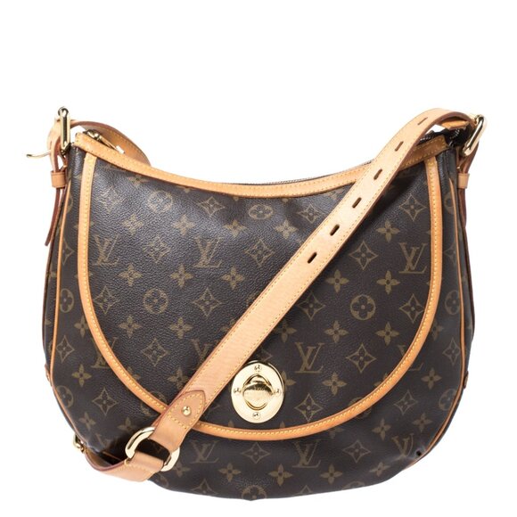 Louis Vuitton Handbags - Louis Vuitton Tulum Brown Monogram Canvas Shoulder Bag 850-041425